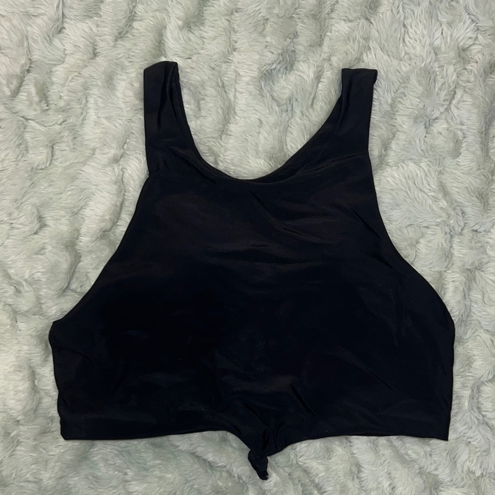 Black Crop Top/ Bra/ Could wear as swim top. Your Choice!